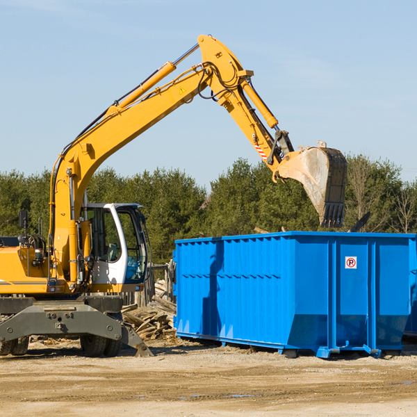 what happens if the residential dumpster is damaged or stolen during rental in Plains